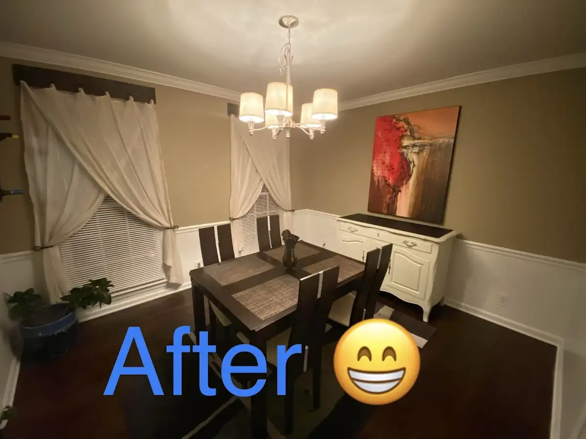 Professional dining room restoration after water damage in Forest Lake